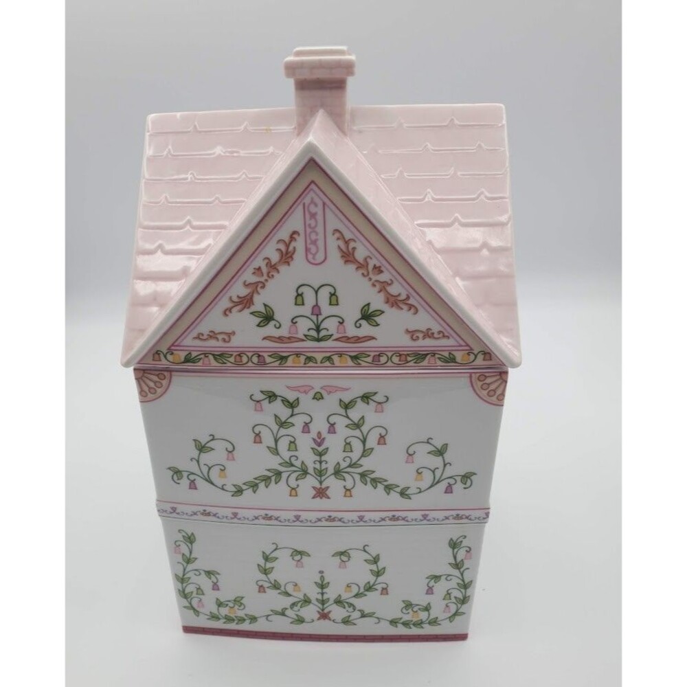 Vintage 1990 Lenox Spice Village Sugar Sweet Shoppe Canister Fine Porcelain - Picture 2 of 16